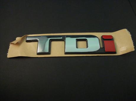 TDI (Turbocharged Direct Injection) embleem opplakbaar